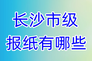 长沙市级报纸有哪些