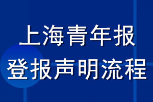 上海青年报登报声明流程